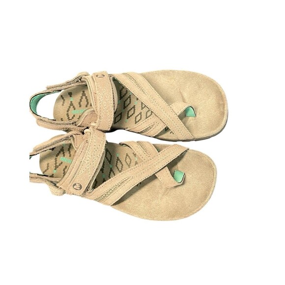 Merrell Wild Dove Sandal Size 6 Gray Hiking Adjustable Performance - Picture 3 of 10